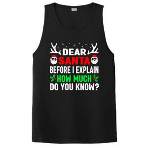 Funny Christmas Dear Santa I Can Explain PosiCharge Competitor Tank