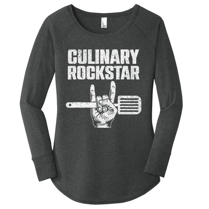 Funny Culinary Design For Men Women Chef Cook Culinary Lover Women's Perfect Tri Tunic Long Sleeve Shirt