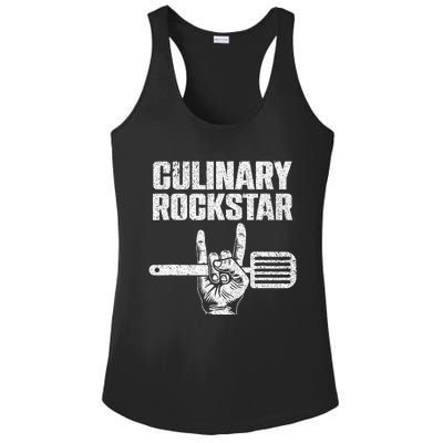 Funny Culinary Design For Men Women Chef Cook Culinary Lover Ladies PosiCharge Competitor Racerback Tank