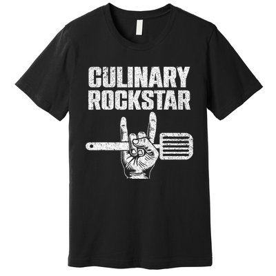 Funny Culinary Design For Men Women Chef Cook Culinary Lover Premium T-Shirt