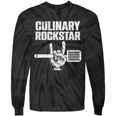 Funny Culinary Design For Men Women Chef Cook Culinary Lover Tie-Dye Long Sleeve Shirt