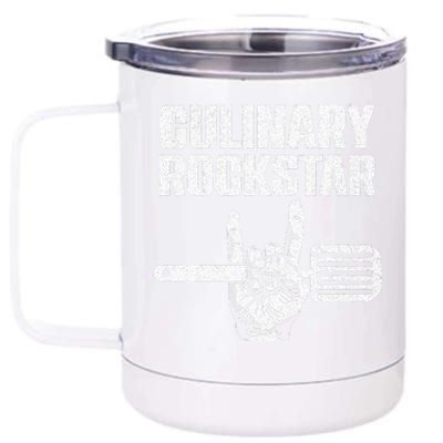 Funny Culinary Design For Men Women Chef Cook Culinary Lover 12 oz Stainless Steel Tumbler Cup