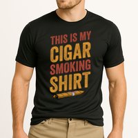 For Cigar Dad This Is My Cigar Smoking Performance Shirt
