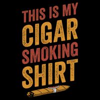 For Cigar Dad This Is My Cigar Smoking Button