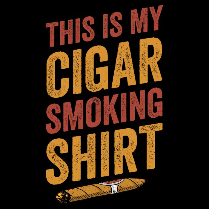 For Cigar Dad This Is My Cigar Smoking Button