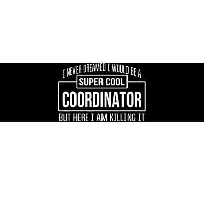 Funny Coordinator Design Funny Gift Bumper Sticker