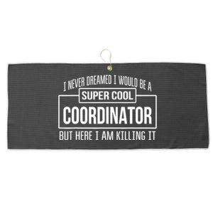 Funny Coordinator Design Funny Gift Large Microfiber Waffle Golf Towel