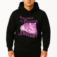 Funny Cat Design Karma Is A Relaxing Hoodie