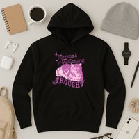 Funny Cat Design Karma Is A Relaxing Hoodie