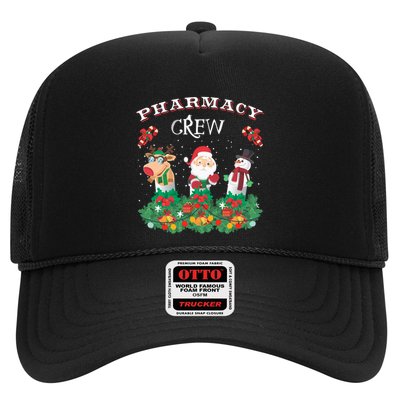 Funny Christmas Design Gift Idea Pharmacy Crew Xmas Holiday Gift Trucker Hat