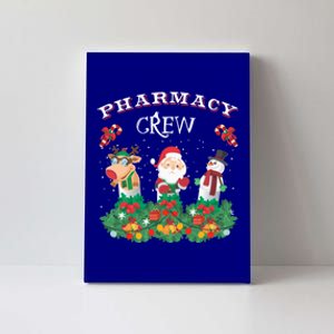 Funny Christmas Design Gift Idea Pharmacy Crew Xmas Holiday Gift Canvas