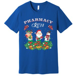 Funny Christmas Design Gift Idea Pharmacy Crew Xmas Holiday Gift Premium T-Shirt