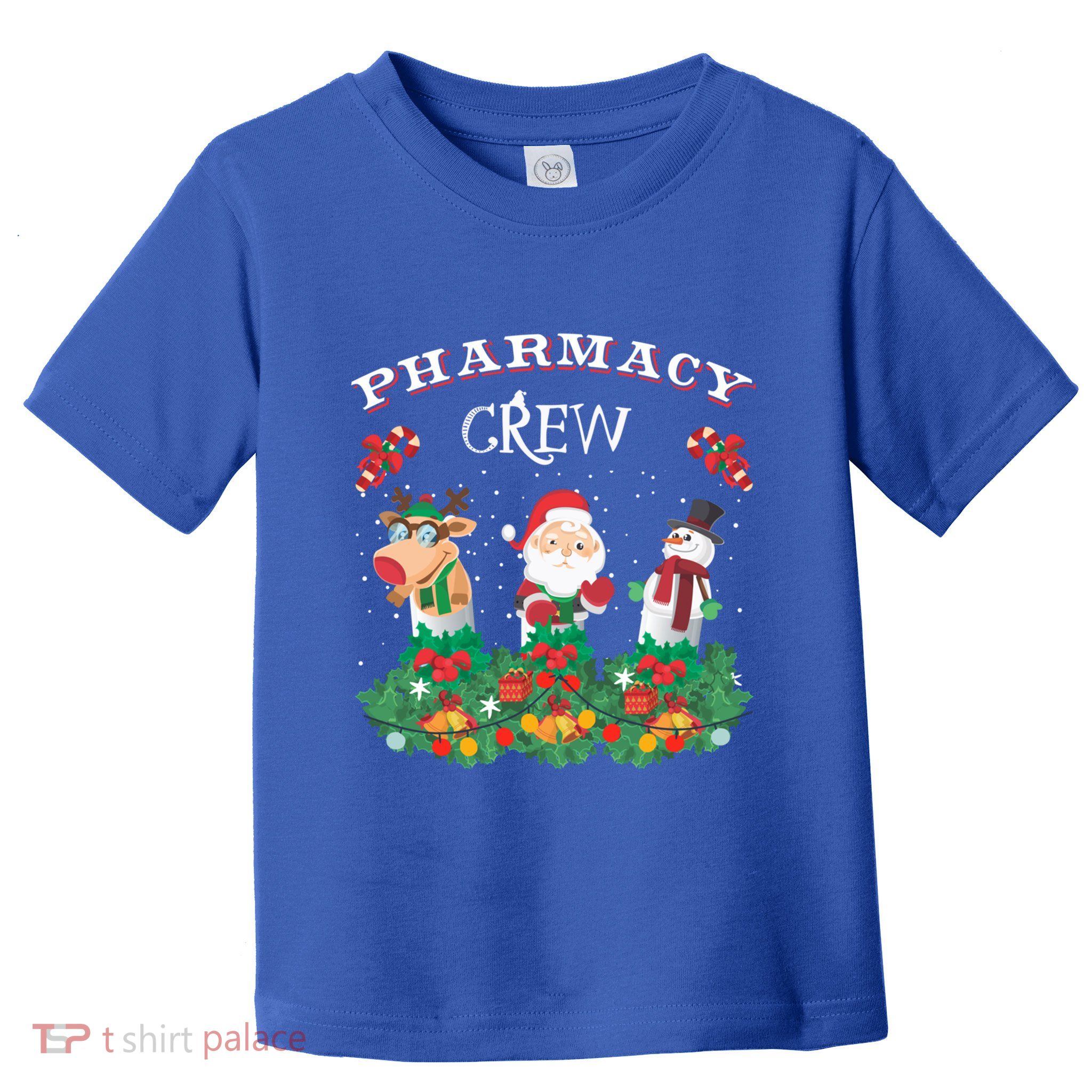 Funny Christmas Design Gift Idea Pharmacy Crew Xmas Holiday Gift Toddler T-Shirt