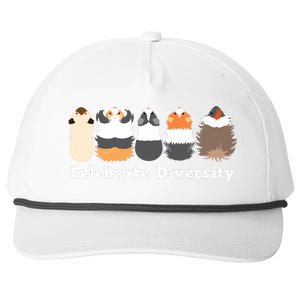 Funny Celebrate Diversity Cute Shirts For Guinea Pig Lovers Snapback Five-Panel Rope Hat