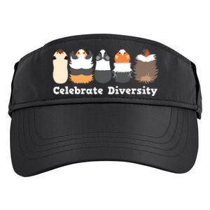 Funny Celebrate Diversity Cute Shirts For Guinea Pig Lovers Adult Drive Performance Visor