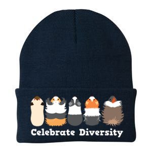 Funny Celebrate Diversity Cute Shirts For Guinea Pig Lovers Knit Cap Winter Beanie