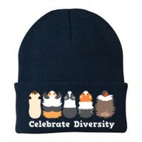 Funny Celebrate Diversity Cute Shirts For Guinea Pig Lovers Knit Cap Winter Beanie