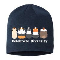 Funny Celebrate Diversity Cute Shirts For Guinea Pig Lovers Sustainable Beanie