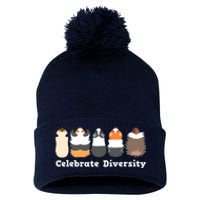 Funny Celebrate Diversity Cute Shirts For Guinea Pig Lovers Pom Pom 12in Knit Beanie