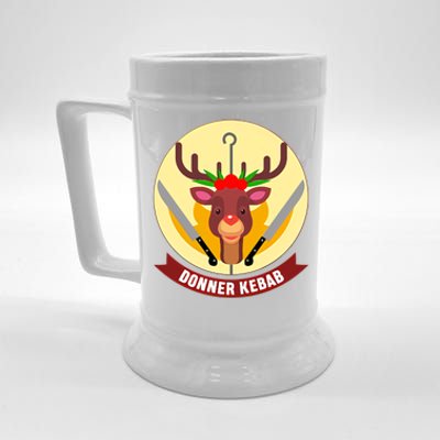 Funny Christmas Donner Kebab Beer Stein