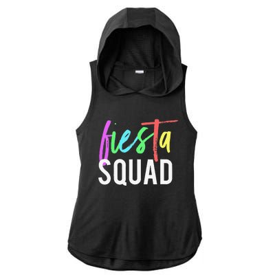 Funny Cinco De Mayo Fiesta Squad Design For Parties Funny Ladies PosiCharge Tri-Blend Wicking Draft Hoodie Tank