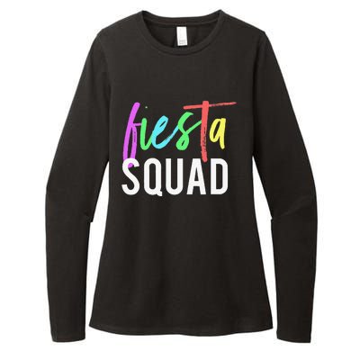 Funny Cinco De Mayo Fiesta Squad Design For Parties Funny Womens CVC Long Sleeve Shirt