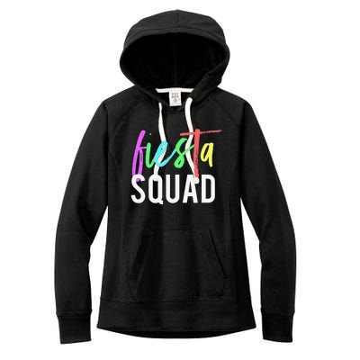 Funny Cinco De Mayo Fiesta Squad Design For Parties Funny Women's Fleece Hoodie