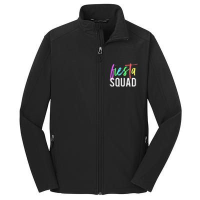 Funny Cinco De Mayo Fiesta Squad Design For Parties Funny Core Soft Shell Jacket