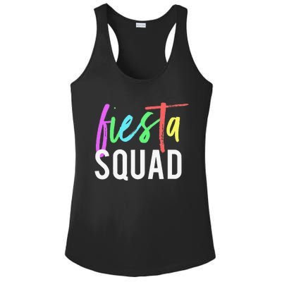 Funny Cinco De Mayo Fiesta Squad Design For Parties Funny Ladies PosiCharge Competitor Racerback Tank