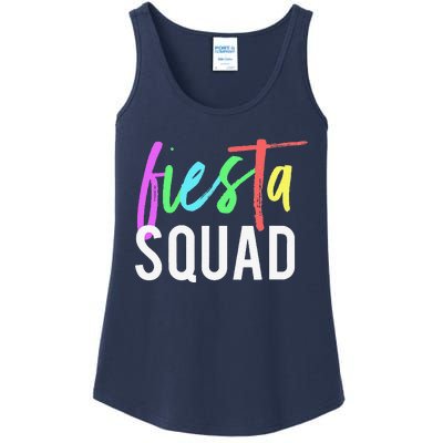 Funny Cinco De Mayo Fiesta Squad Design For Parties Funny Ladies Essential Tank