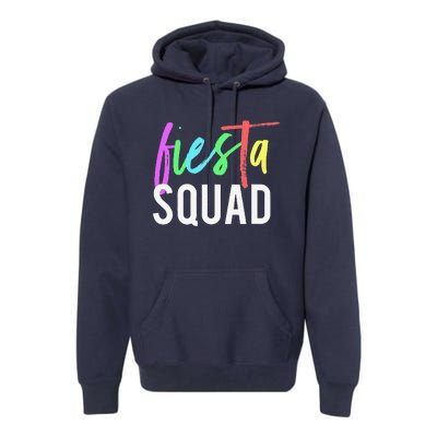 Funny Cinco De Mayo Fiesta Squad Design For Parties Funny Premium Hoodie