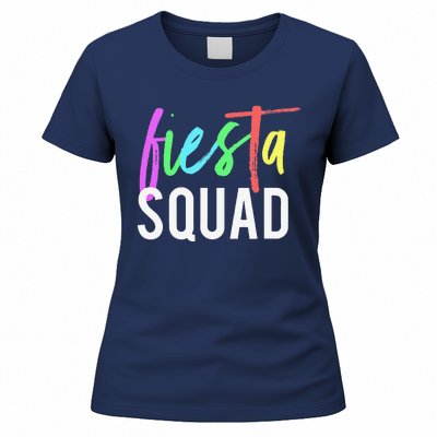 Funny Cinco De Mayo Fiesta Squad Design For Parties Funny Women's T-Shirt