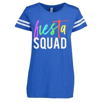 Funny Cinco De Mayo Fiesta Squad Design For Parties Funny Enza Ladies Jersey Football T-Shirt