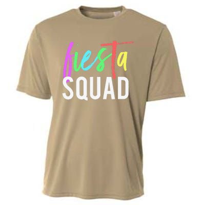 Funny Cinco De Mayo Fiesta Squad Design For Parties Funny Cooling Performance Crew T-Shirt