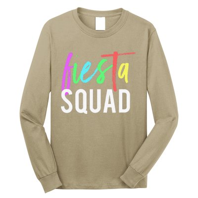 Funny Cinco De Mayo Fiesta Squad Design For Parties Funny Long Sleeve Shirt