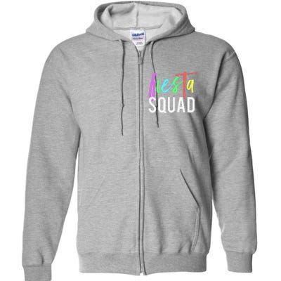 Funny Cinco De Mayo Fiesta Squad Design For Parties Funny Full Zip Hoodie