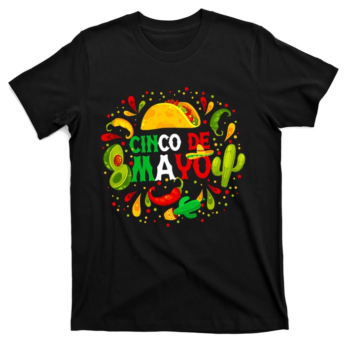 Fiesta Cinco De Mayo Party Mexican T-Shirt