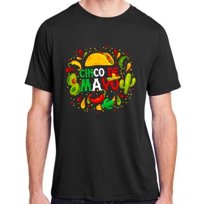 Fiesta Cinco De Mayo Party Mexican Adult ChromaSoft Performance T-Shirt