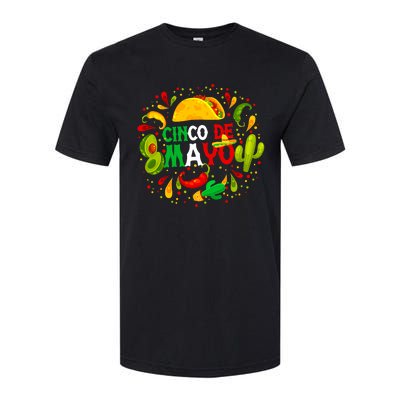 Fiesta Cinco De Mayo Party Mexican Softstyle® CVC T-Shirt