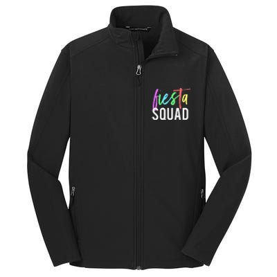 Funny Cinco De Mayo Fiesta Squad Design For Parties Core Soft Shell Jacket