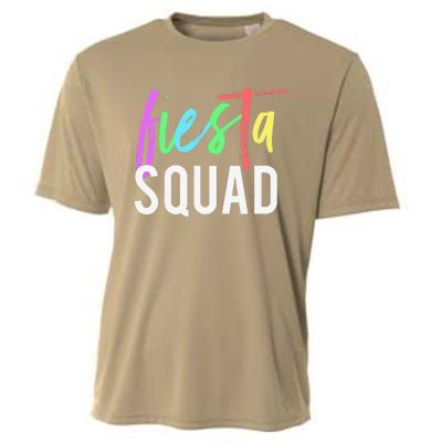 Funny Cinco De Mayo Fiesta Squad Design For Parties Cooling Performance Crew T-Shirt