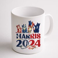 Funny Cat Design Kamala Harris 2024 Childless Cat Lady Coffee Mug