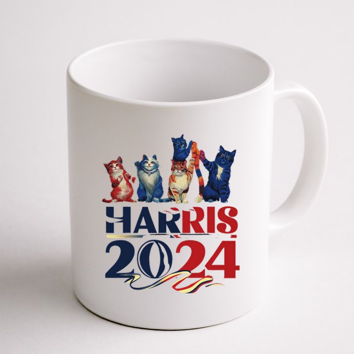 Funny Cat Design Kamala Harris 2024 Childless Cat Lady Coffee Mug