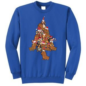 Funny Cute Dachshund Dog Christmas Tree Puppy Lover Funny Gift Sweatshirt