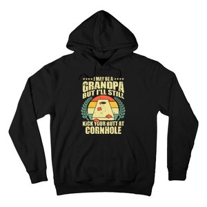 Funny Cornhole Design For Grandpa Sack Toss Game Lovers Hoodie