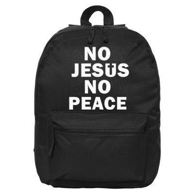 Faithful Cross Discover Peace Through Jesus 16 in Basic Backpack