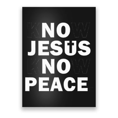 Faithful Cross Discover Peace Through Jesus Poster