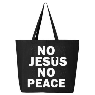 Faithful Cross Discover Peace Through Jesus 25L Jumbo Tote