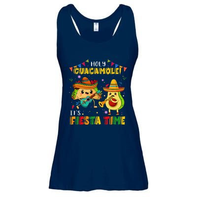 Funny Cinco De Mayo Holy Guacamole It's Fiesta Time Avocado Ladies Essential Flowy Tank