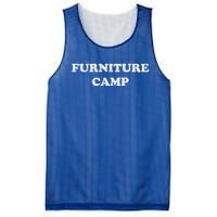 Furniture Camp Distressed Look Gift Mesh Reversible Basketball Jersey Tank